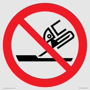 Prohibition: Do not use for face grinding